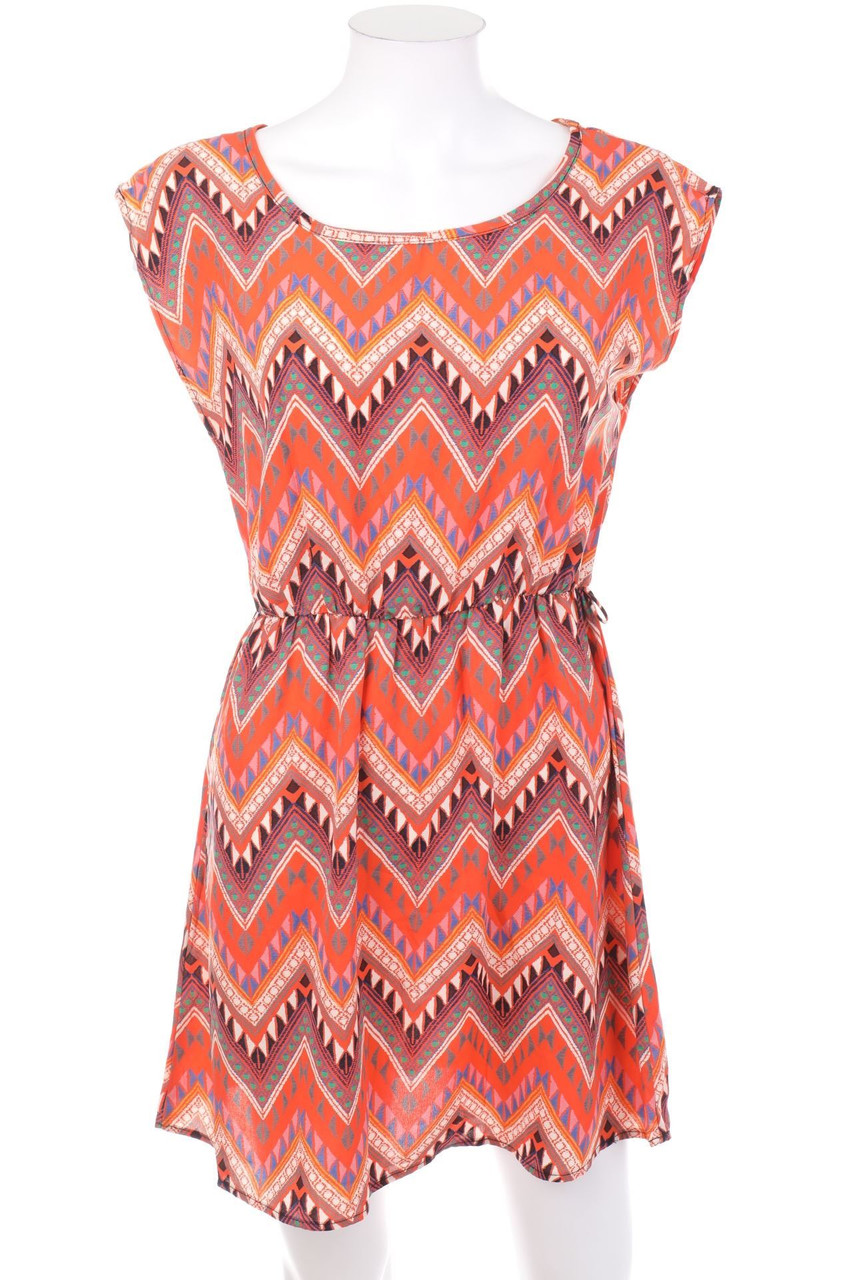 NOBLE U - Mini Dress with Ethno Print - M