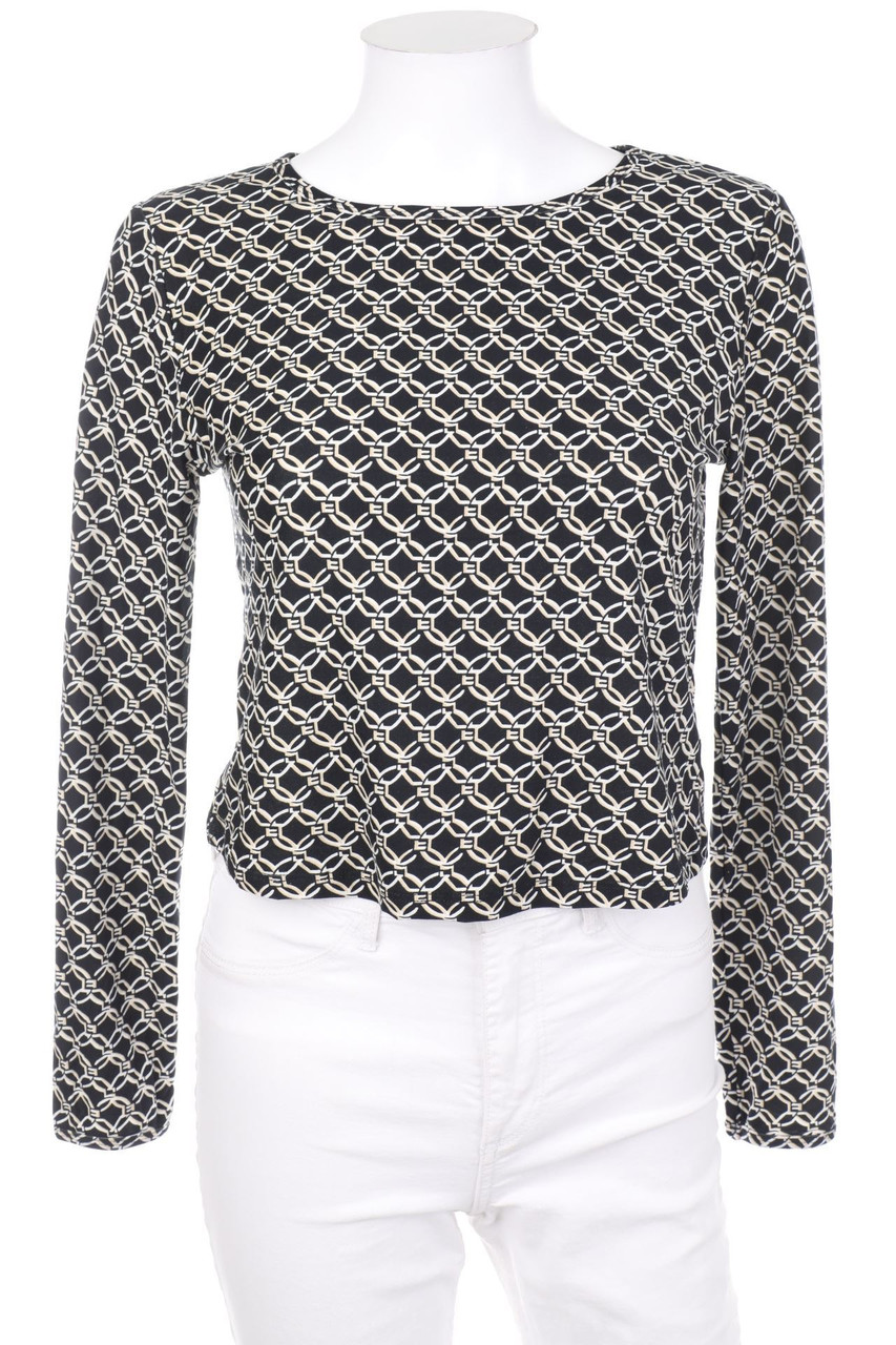 COLLOSEUM - Longsleeve-Shirt with Geo Print - S