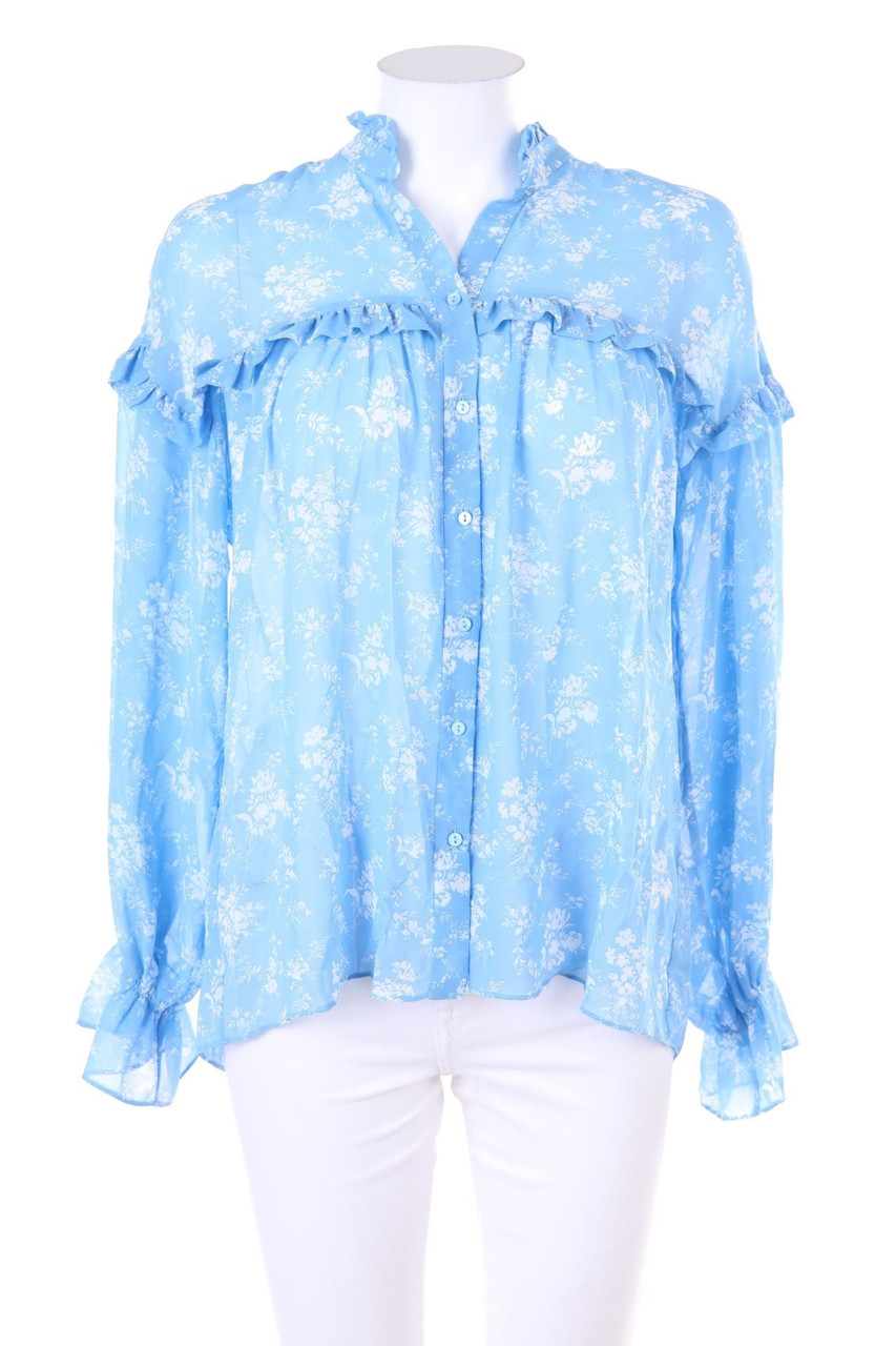 ZARA - Bluse mit floralem Muster - S