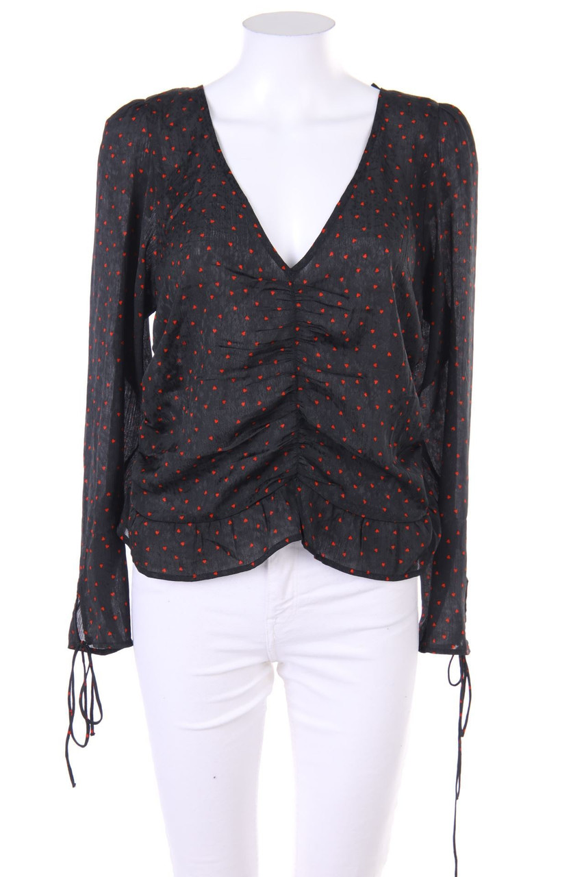 H&M - Bluse mit Print - L