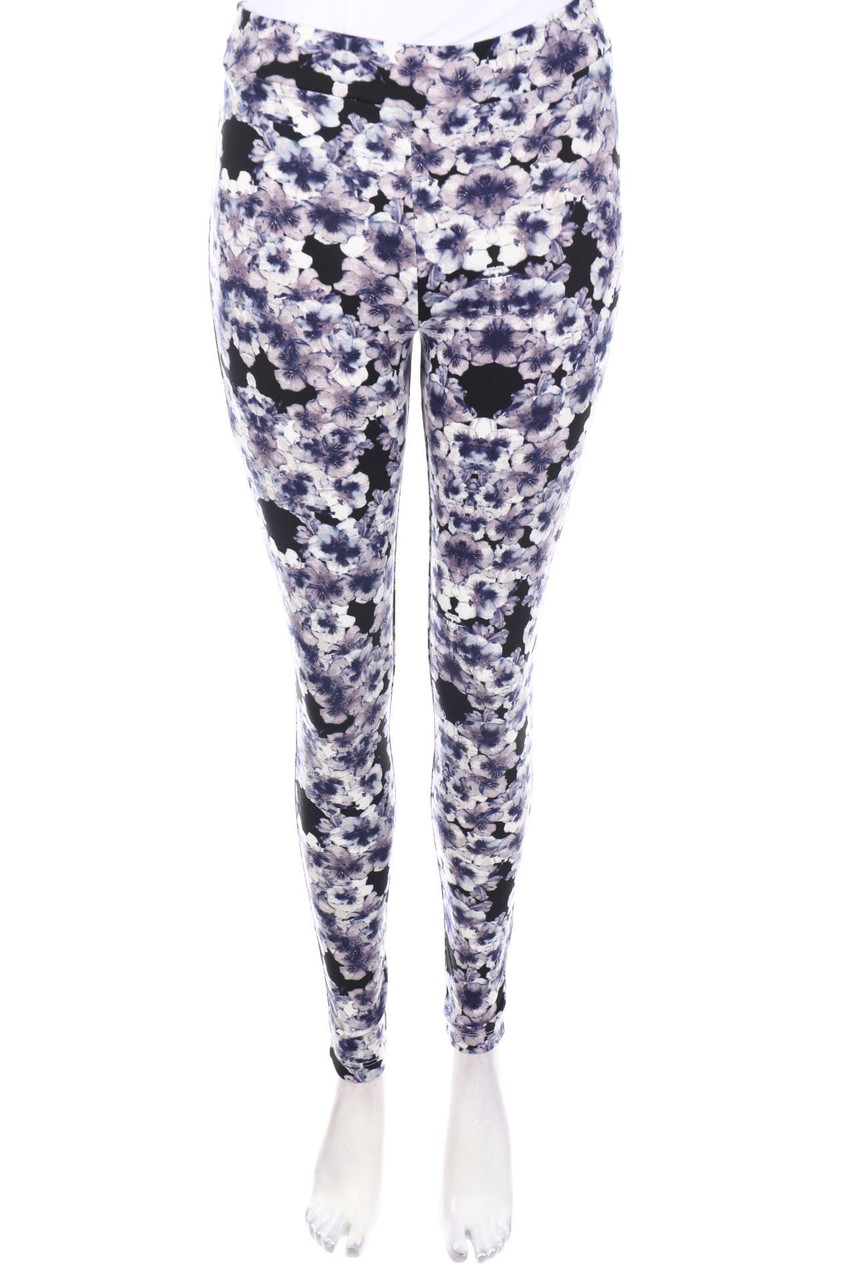 H&M - Leggings mit Blumen-Print - S