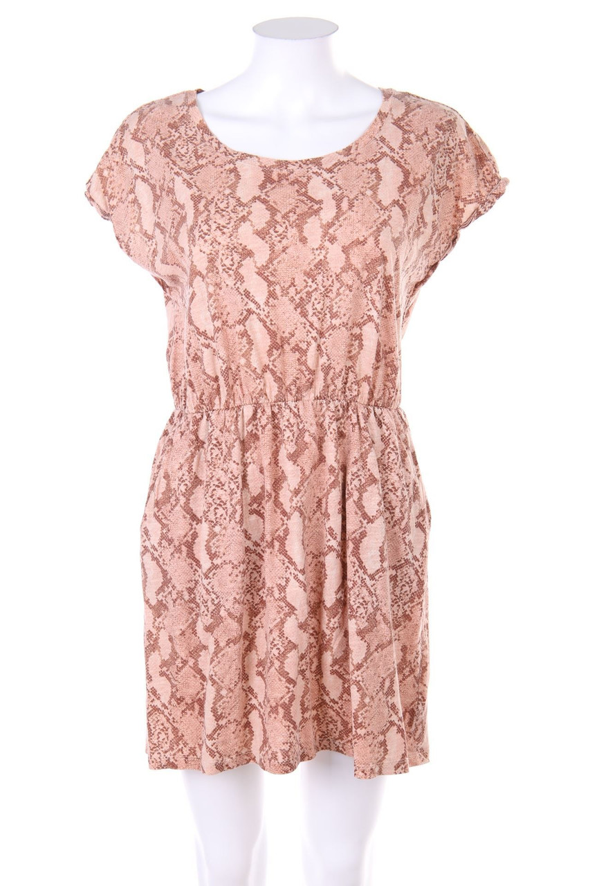 H&M - Minikleid aus Jersey mit Animal-Print - S