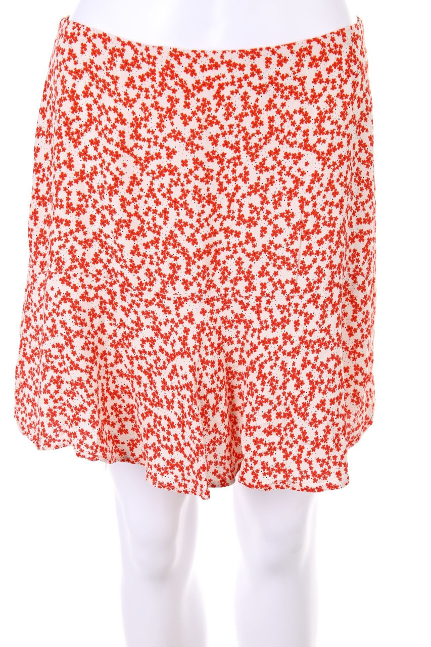 eseOese - Volants-Skirt with Flower Print - M
