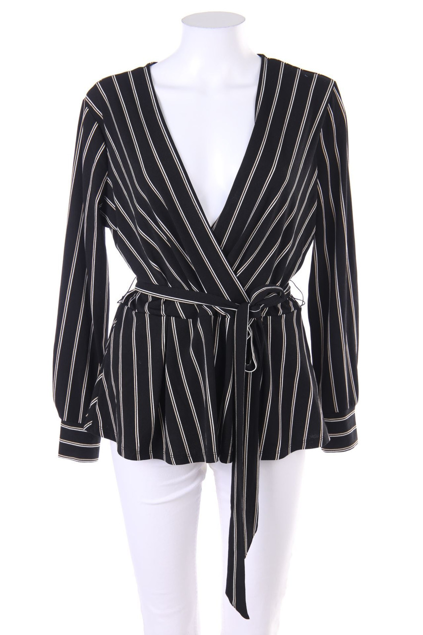 H&M - Bluse in Wickel-Optik zum Knoten - M