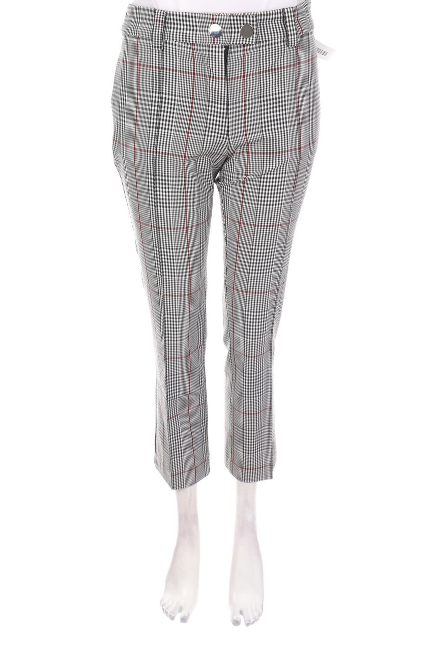 MANGO - Hose mit Karo-Muster - D 36