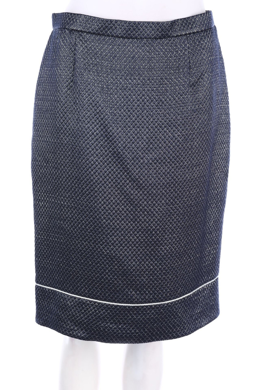 ESCADA COUTURE - Glitzer-Rock aus Baumwoll-Mix mit Seide - D 38