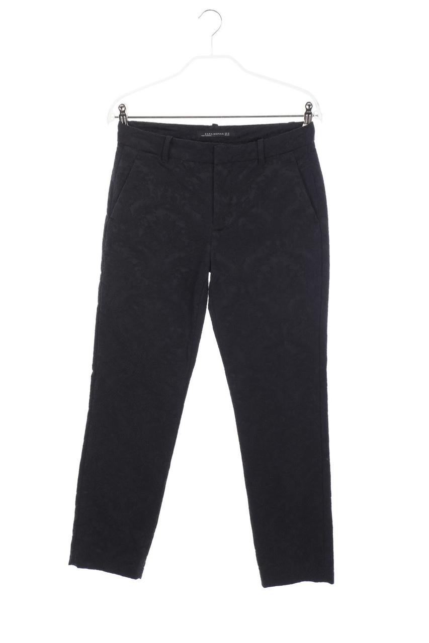 ZARA WOMAN - Hose aus Jacquard mit floralem Muster - XS