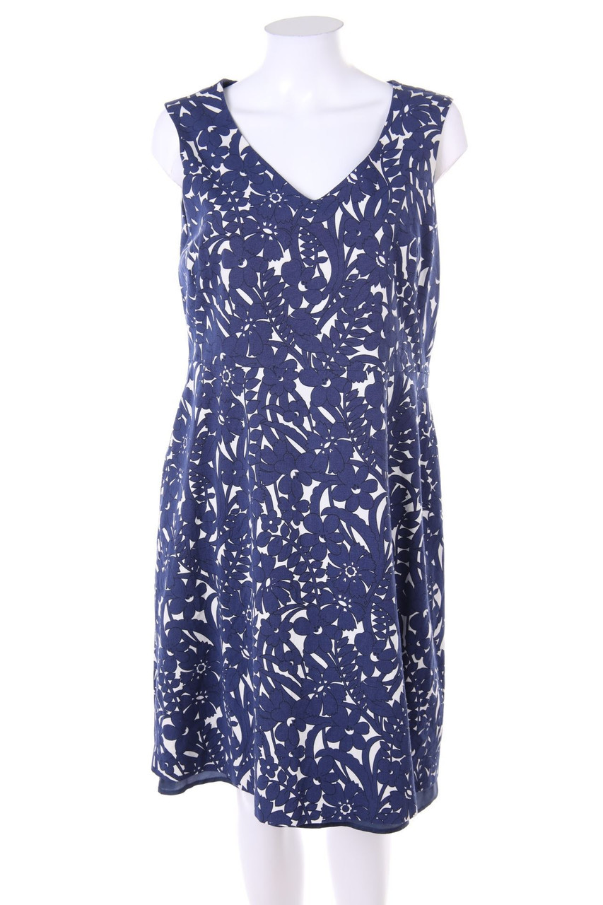 1.2.3. UN DEUX TROIS Paris - Cocktail Dress, Cotton-blend with Flower Print - D 42