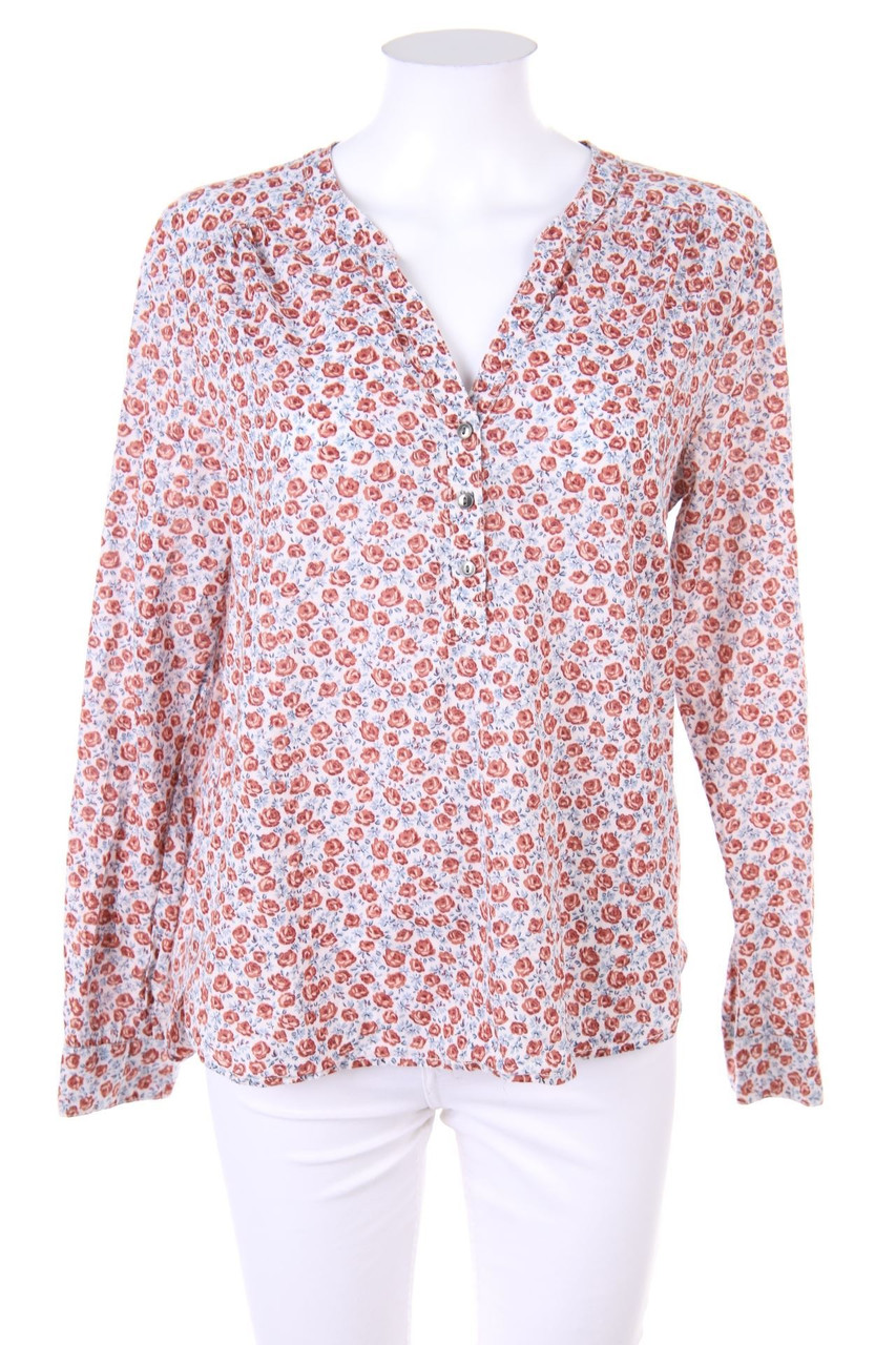 Yessica by C&A - Print-Bluse mit Roll-up-Manschette - D 38