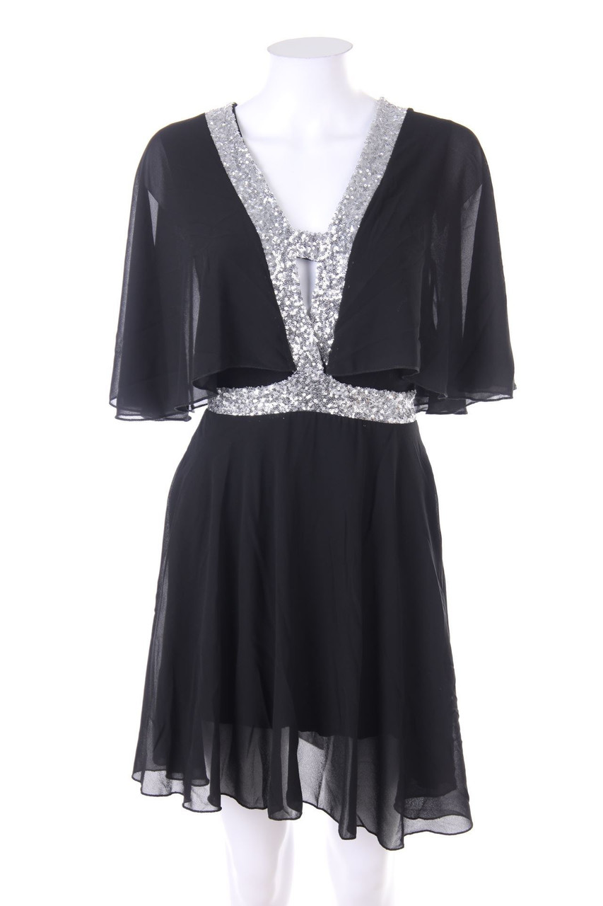 Ohne Label - Party-Kleid mit Pailletten - S