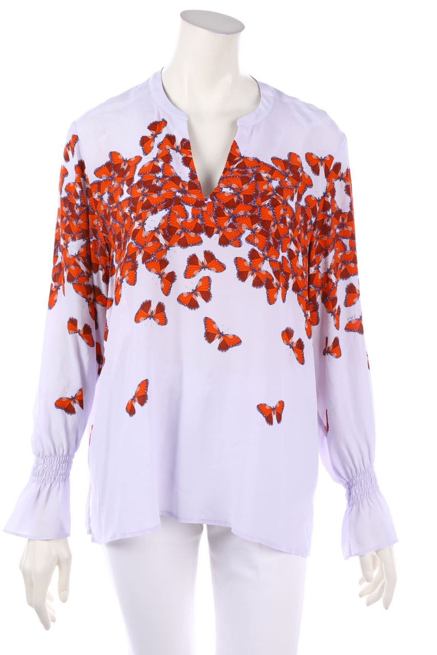 IVI collection - Blouse, Silk-blend with Print - D 42