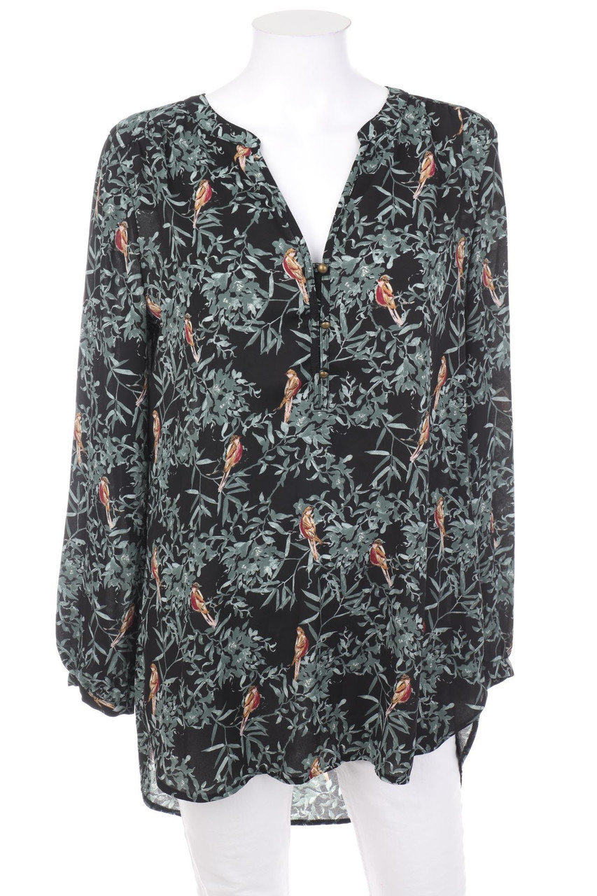 Yessica by C&A - Vokuhila-Tunika-Bluse mit Print - D 40