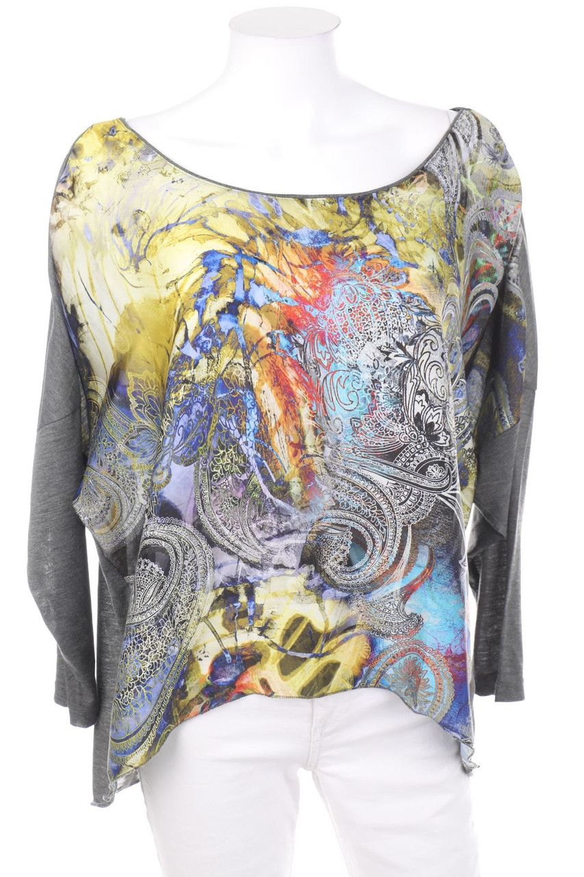PATRIZIA DINI - Longsleeve-Shirt with Print - D 40