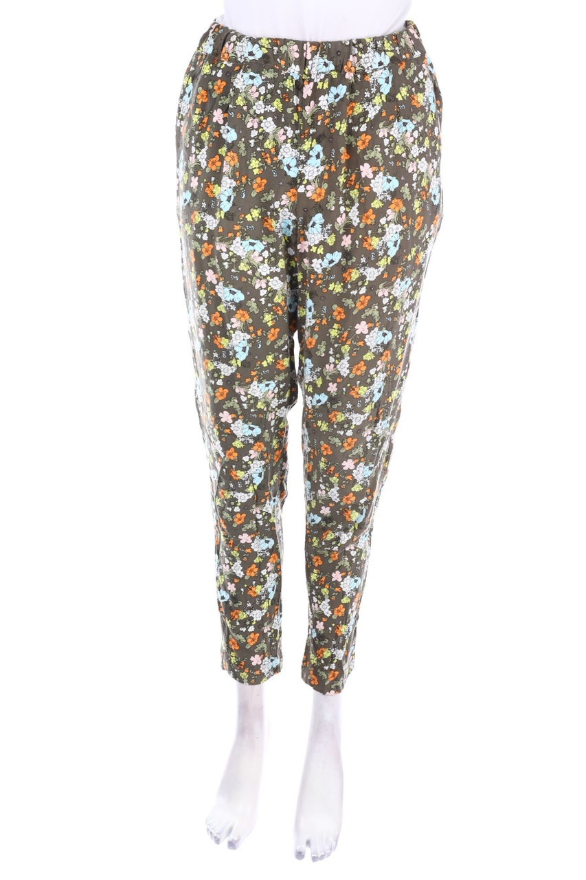 VERO MODA - Hose mit Blumen-Print - S