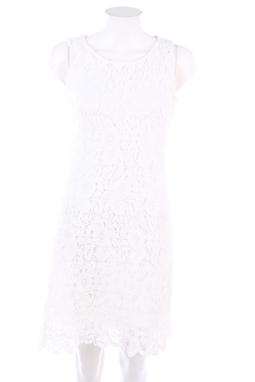 Blanc du Nil - Mini Dress, Eyelet Lace  - D 36