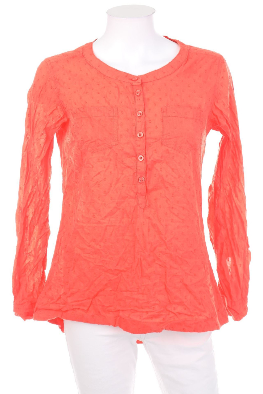 No Label - Blouse with Roll-up Sleeves - M