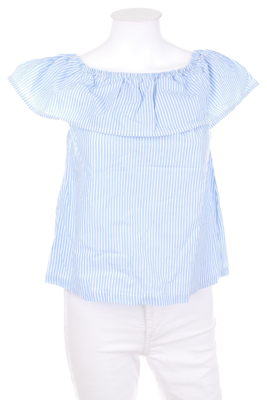 H&M DIVIDED - Carmen-Bluse mit Streifen - D 38