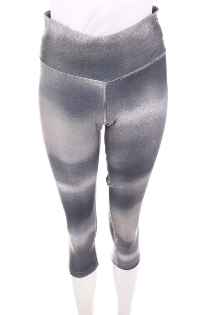 NIKE - Cropped-Sport Leggings with Degradé Effect - S