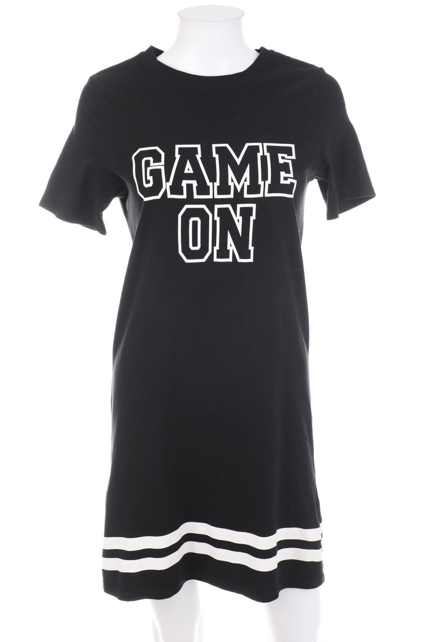 H&M DIVIDED - Minikleid mit Statement-Print - D 34