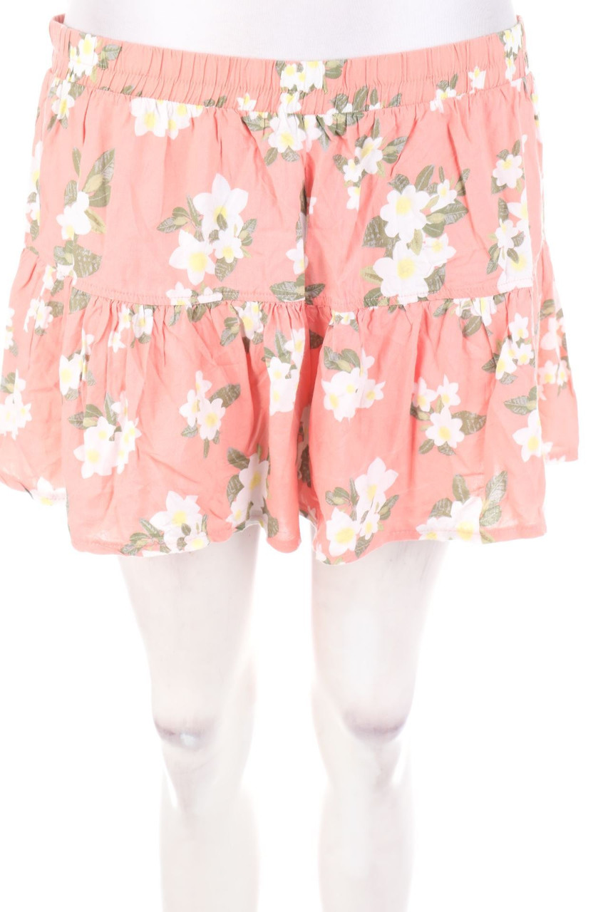Kiabi - Volants-Shorts mit Blumen-Print - L