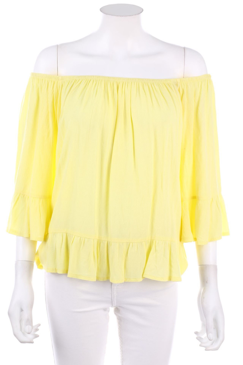 No Label - Off-the-shoulder blouse with Volants - S