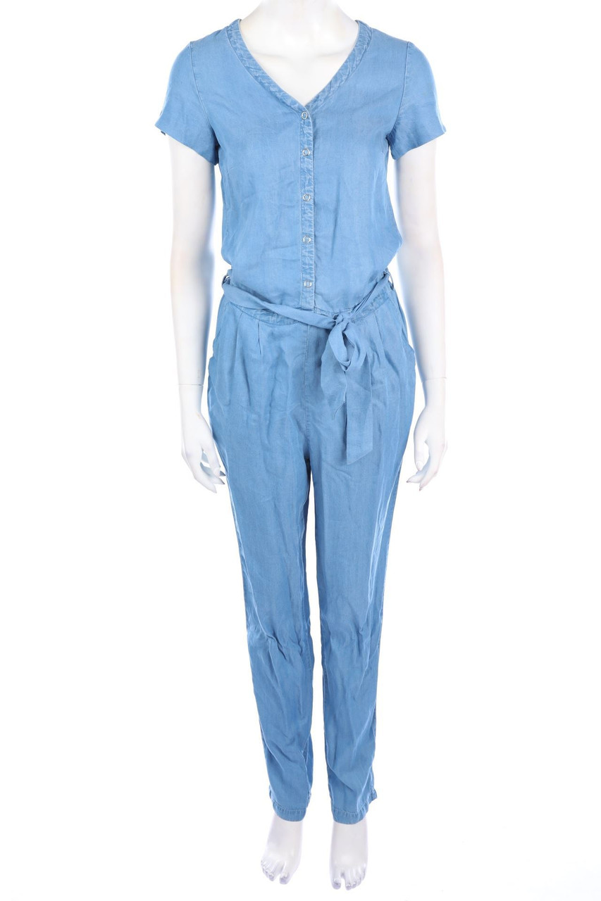 maddison - Jeans-Jumpsuit, Pleated - D 36
