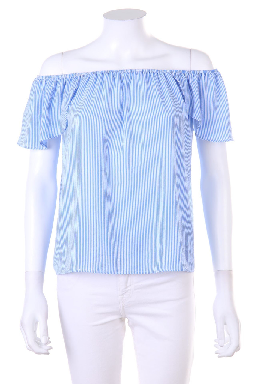 No Label - Carmen-Shortsleeve Blouse - M