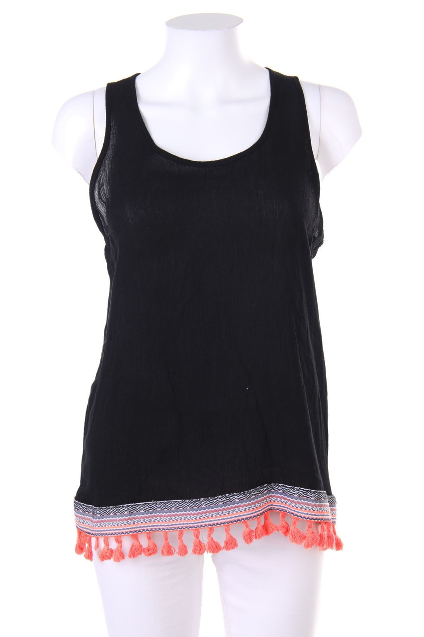 GOLD&SILVER - Tanktop with Tassels - D 36