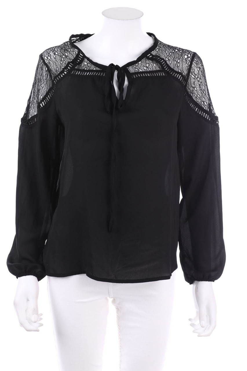 Blooming Jelly - Boho-Blouse with Lace - S