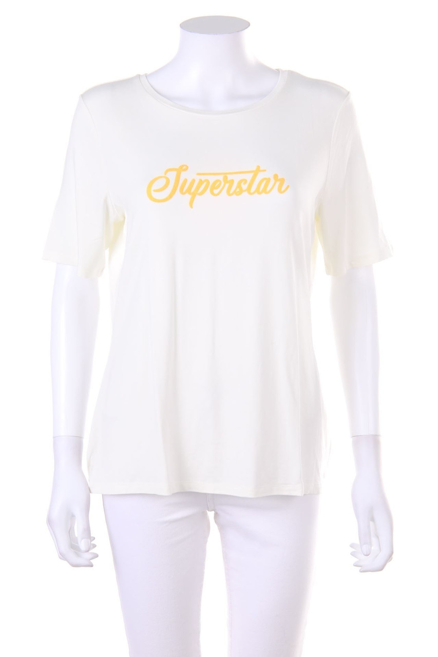 THOM BY THOMAS RATH - Kurzarm-Shirt mit Statement-Print - D 40