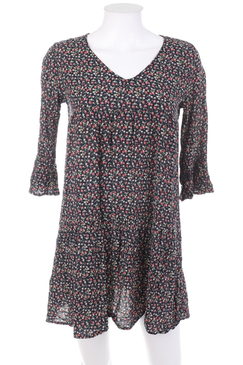 No Label - Mini Dress with Flower Print - S