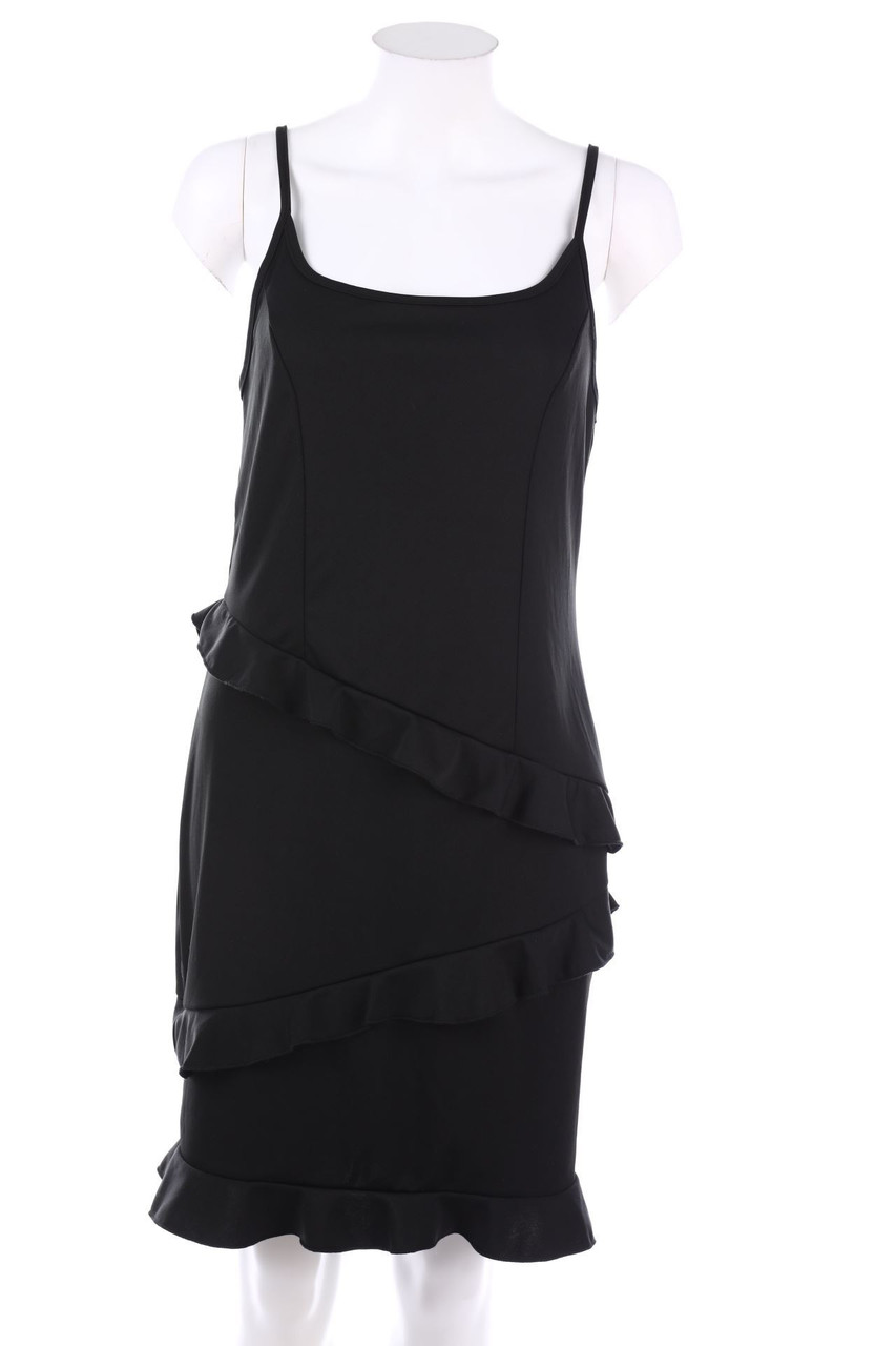 SHEILAY - Stretch-Kleid mit Volants - M