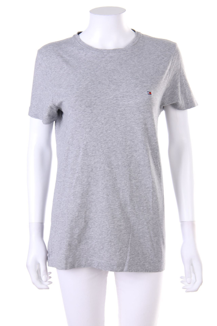 TOMMY HILFIGER - Kurzarm-Shirt mit Logo-Stickerei - S