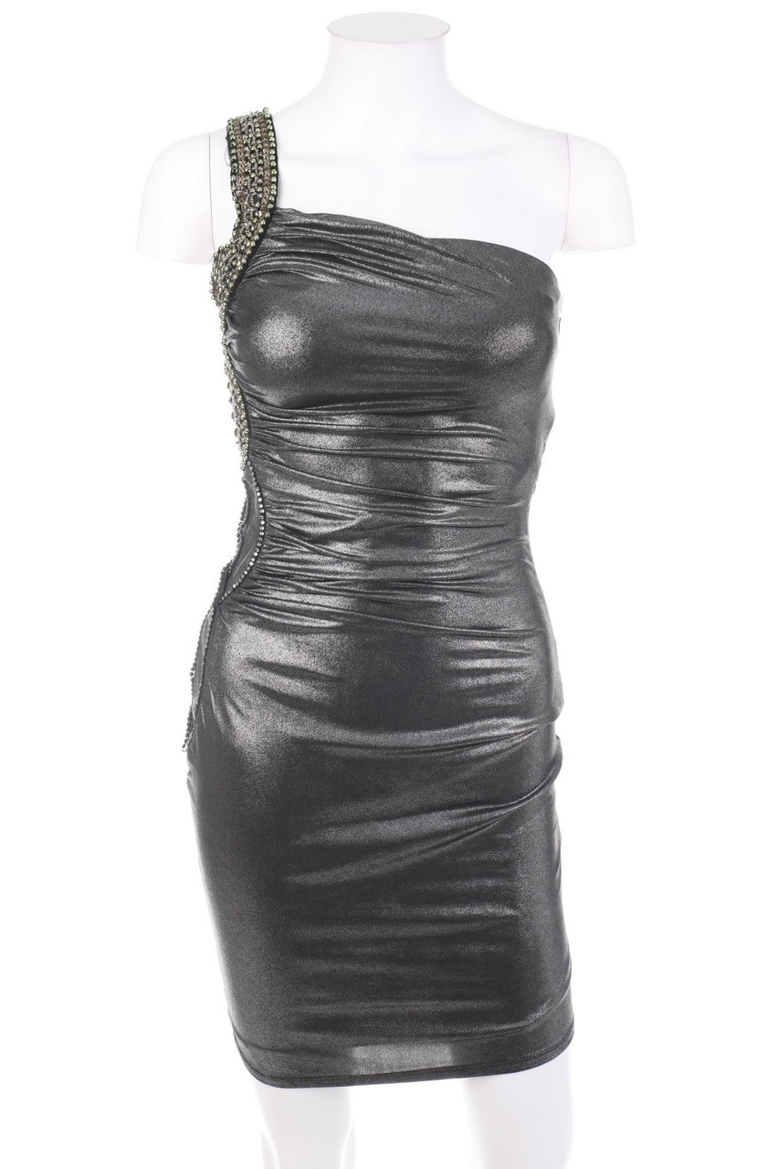 YOURS PARIS - One-Shoulder Abendkleid mit Cut-outs - D 34
