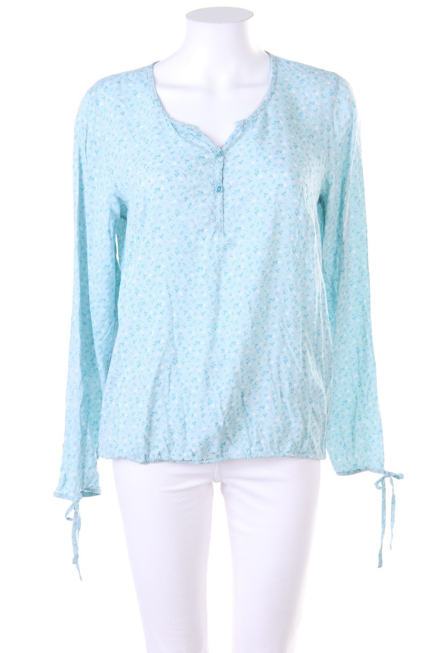 No Label - Blouse with Flower Print - D 36-38