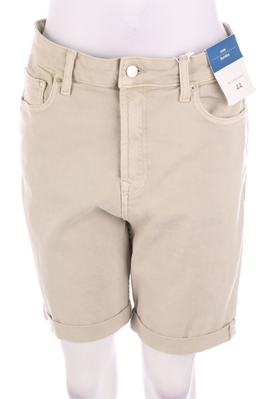 Bershka - Skinny-Jeans Shorts - D 44