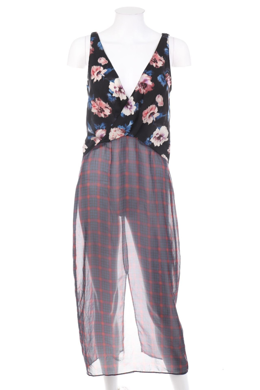 ZARA TRF - Maxi Dress with Wrap-Effect - S