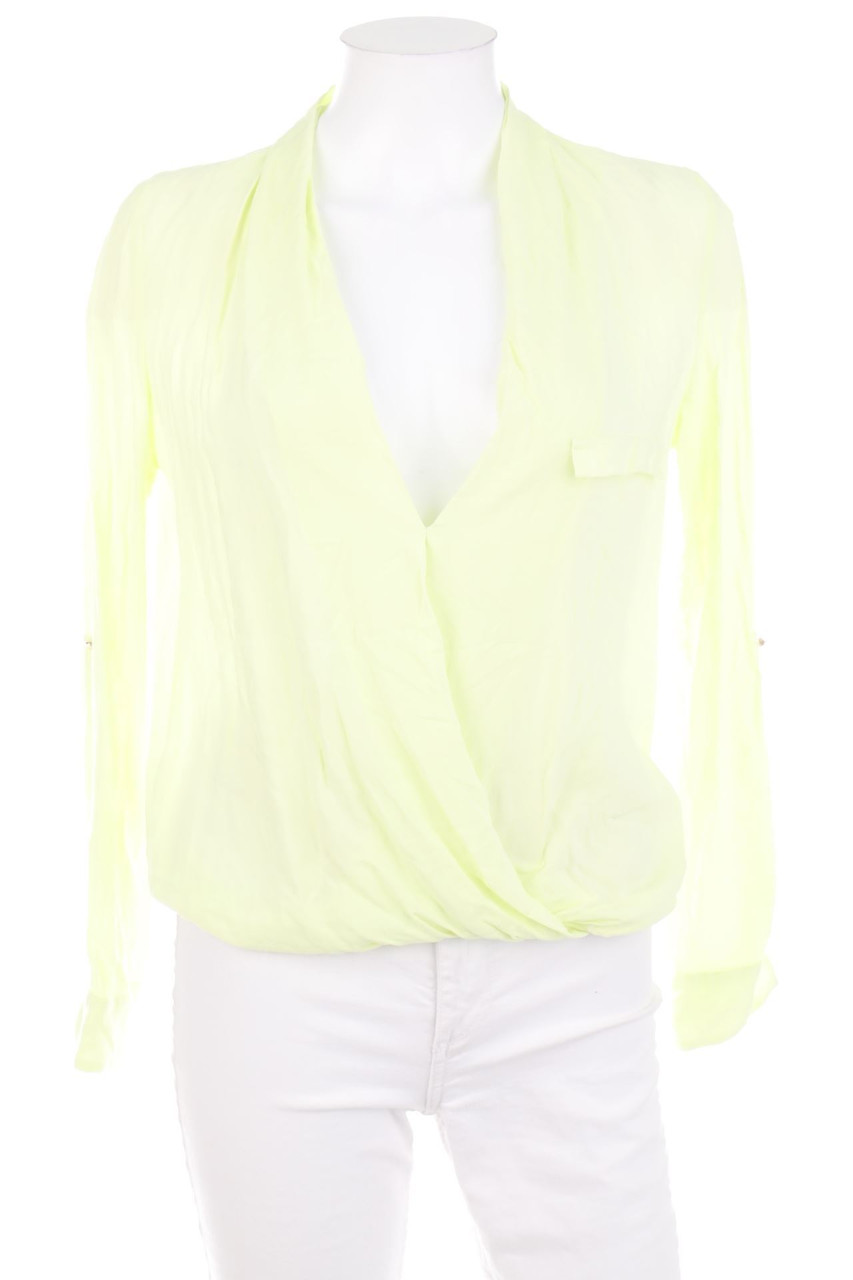 zebra - Blouse with Draping - XS