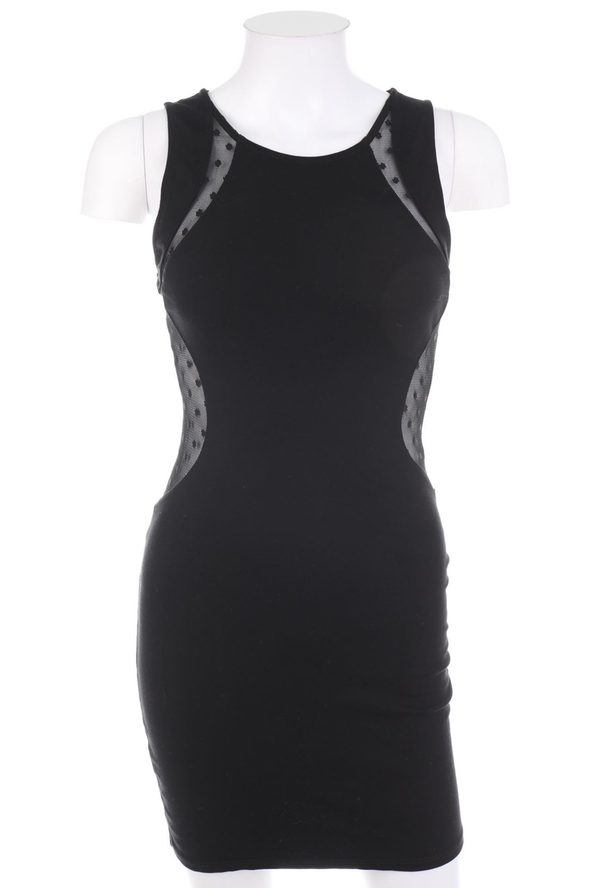 Bershka - Party Dress with Mesh Insert - S