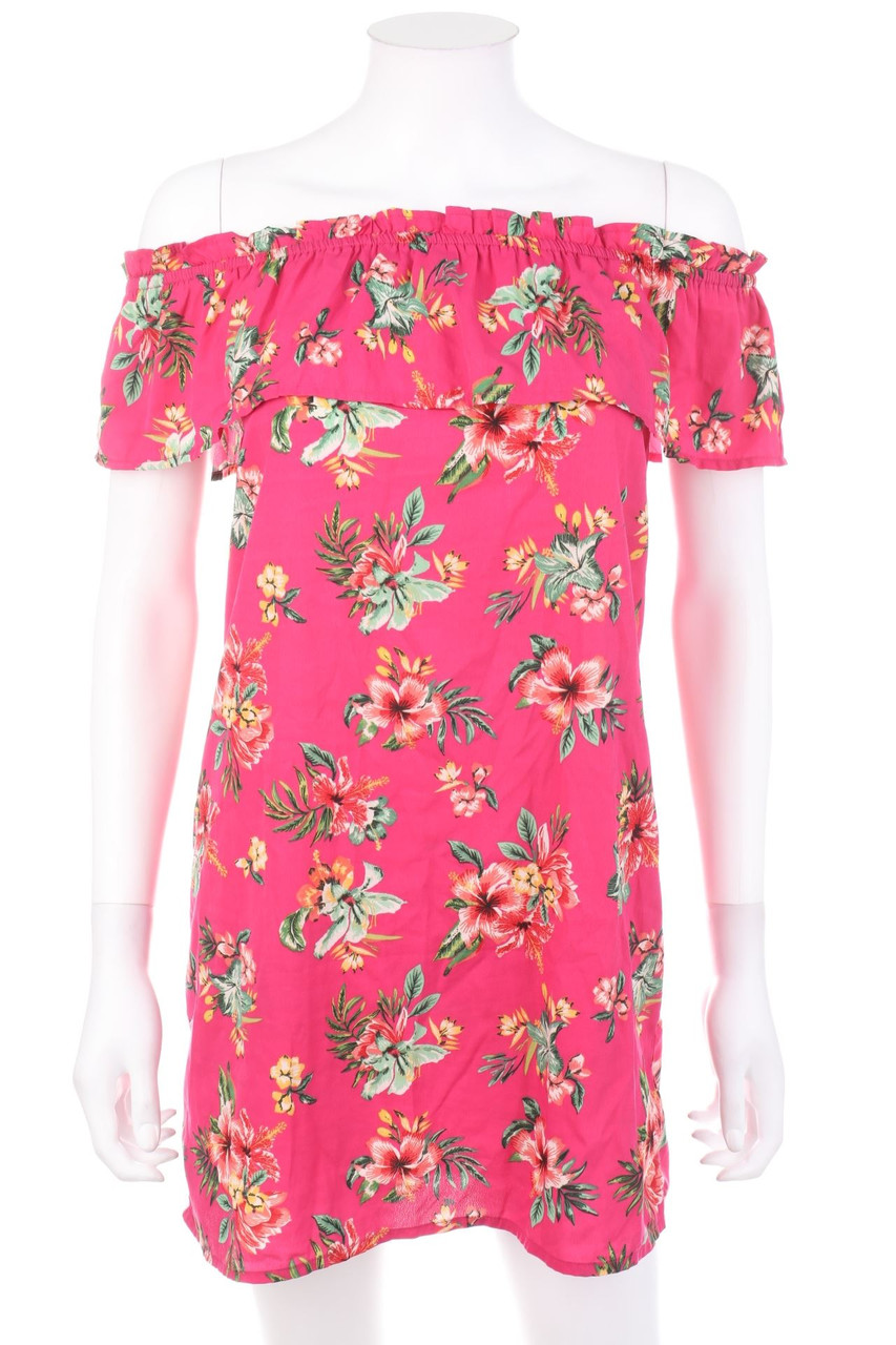 No Label - Carmen-Mini Dress with Flower Print - S