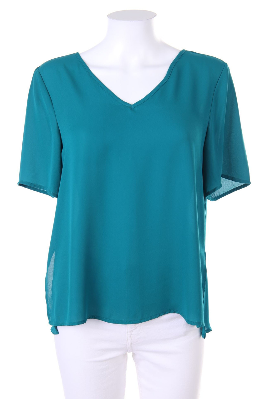 No Label - Clean Chic Shortsleeve Blouse - L