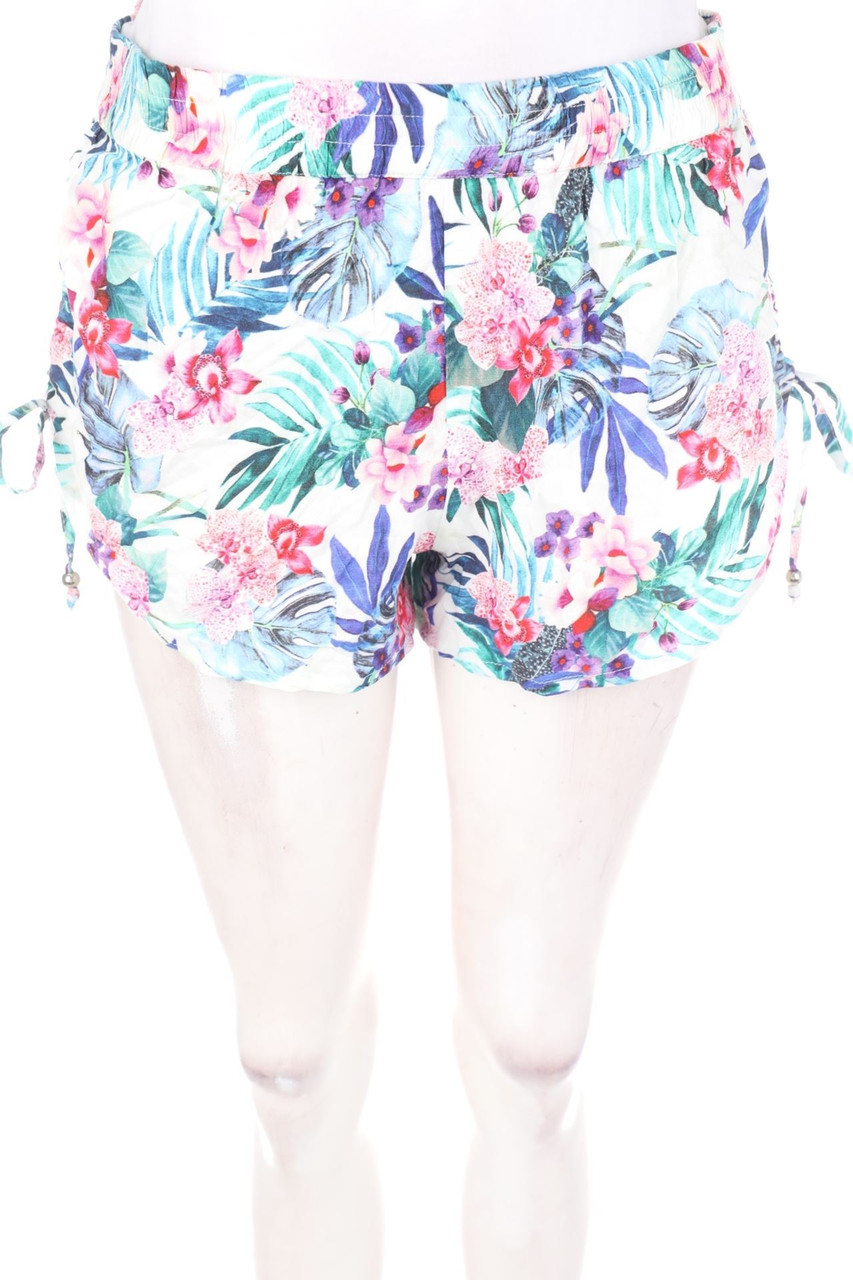 Accessorize - Shorts with Tropical Print - S