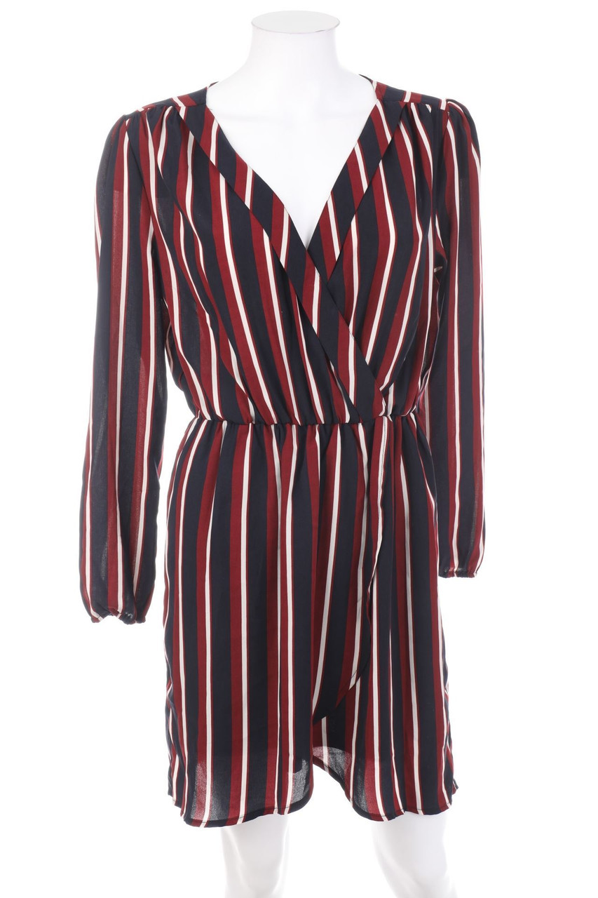 zebra - Mini Dress with Stripes - S