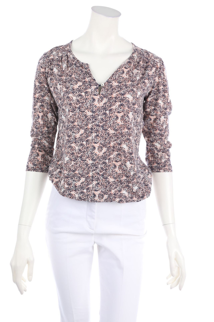 Marc O´Polo - 3/4-Sleeve Shirt with Print - XS
