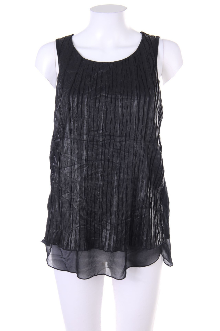 intimissimi - Blusentop mit Kunstleder-Details - M