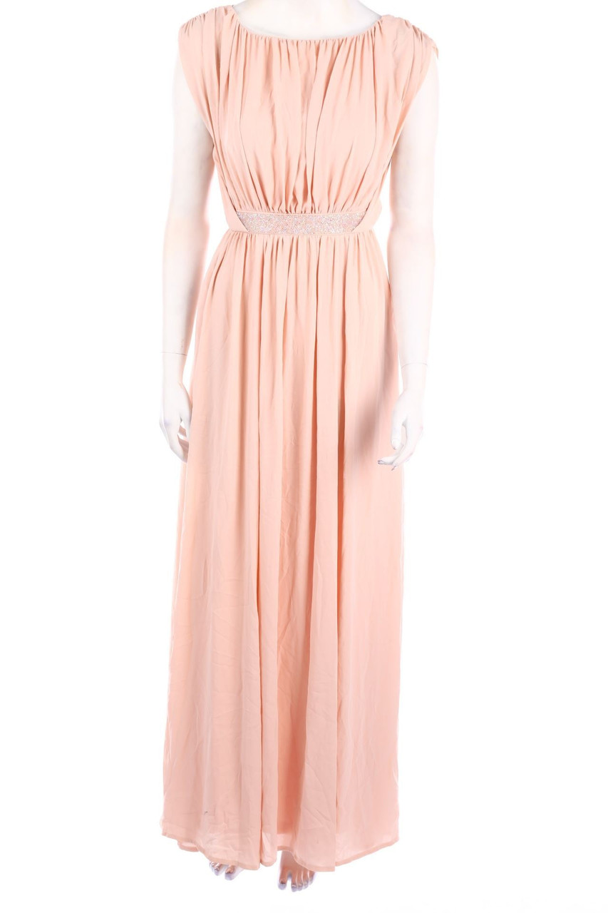 asos - Maxi-Abendkleid mit Schmuckstein-Applikation - D 32