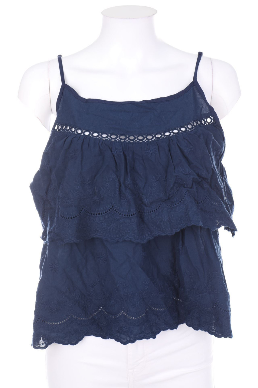 FERRACHE - Crop-Top with Lace - L