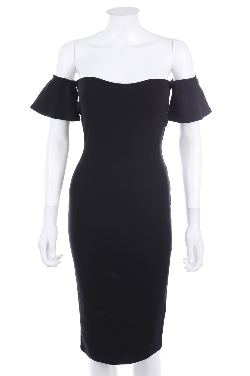 MISSGUIDED - Cocktail Dress with Puffy Sleeves - D 32