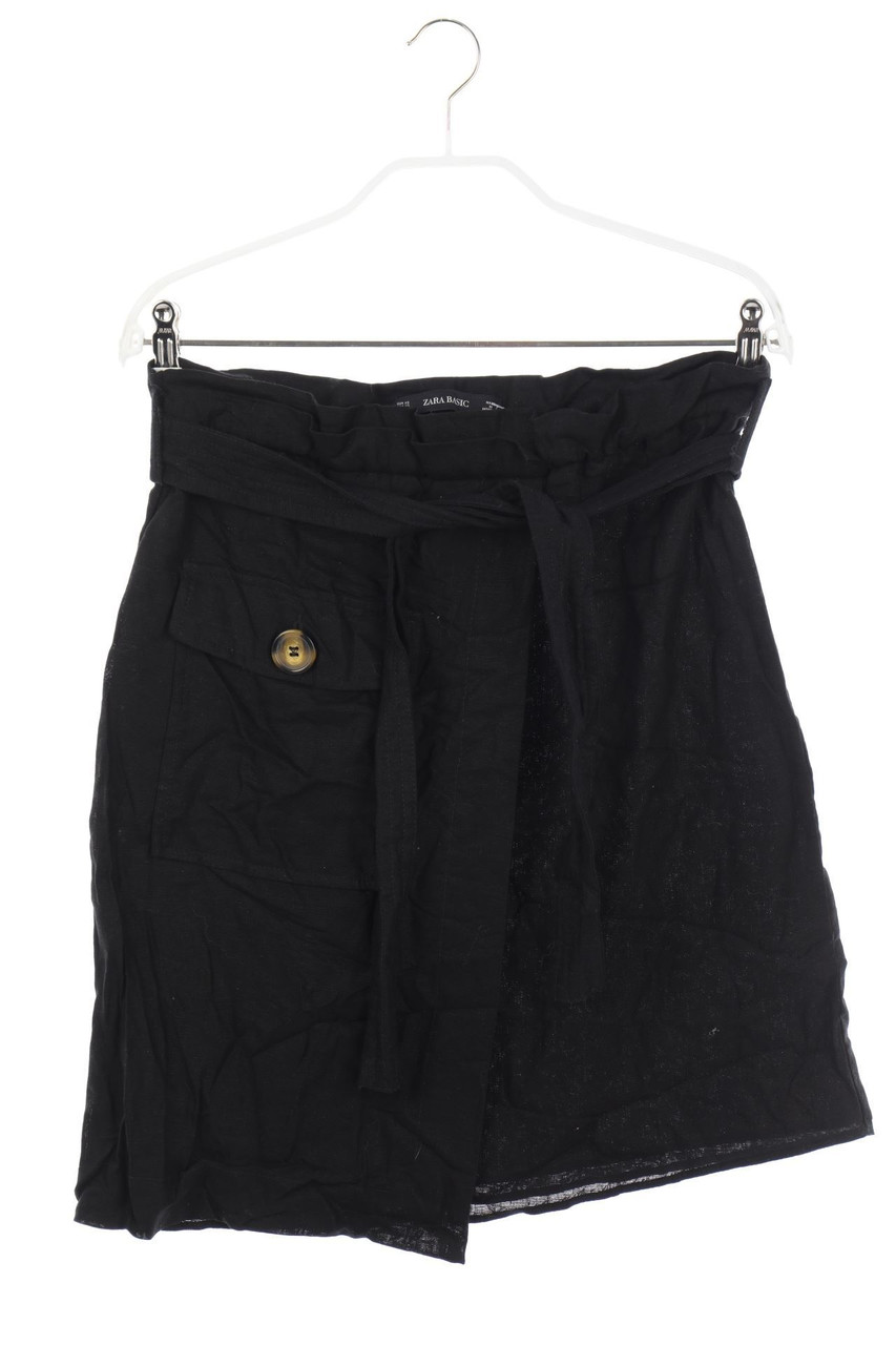 ZARA - Paperbag Skirt with Wrap-Effect - XS
