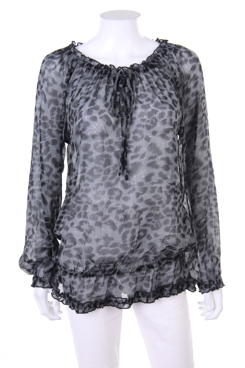 ZABAIONE - Bluse mit Raffungen - M